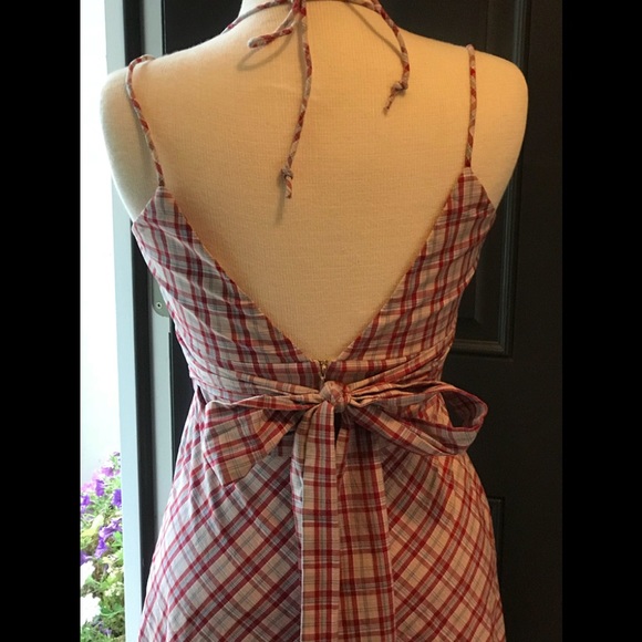 OC by Oleg Cassini Flirty Dress sz 4 eyelet Lace - Picture 5 of 7